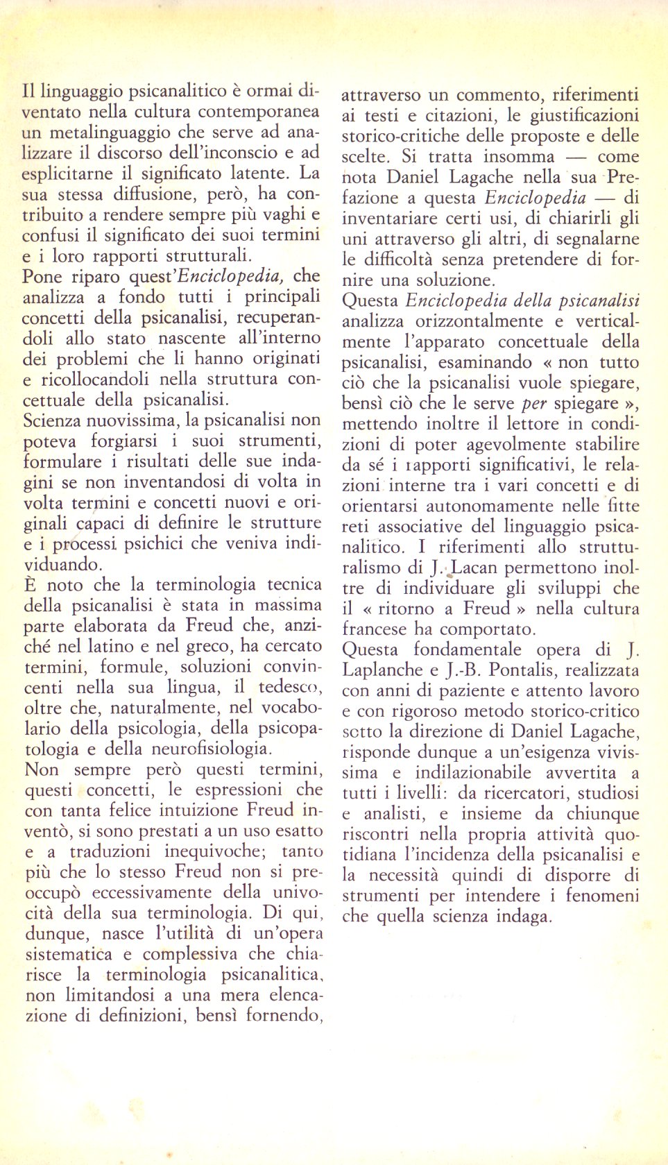 Enciclopedia della psicanalisi.